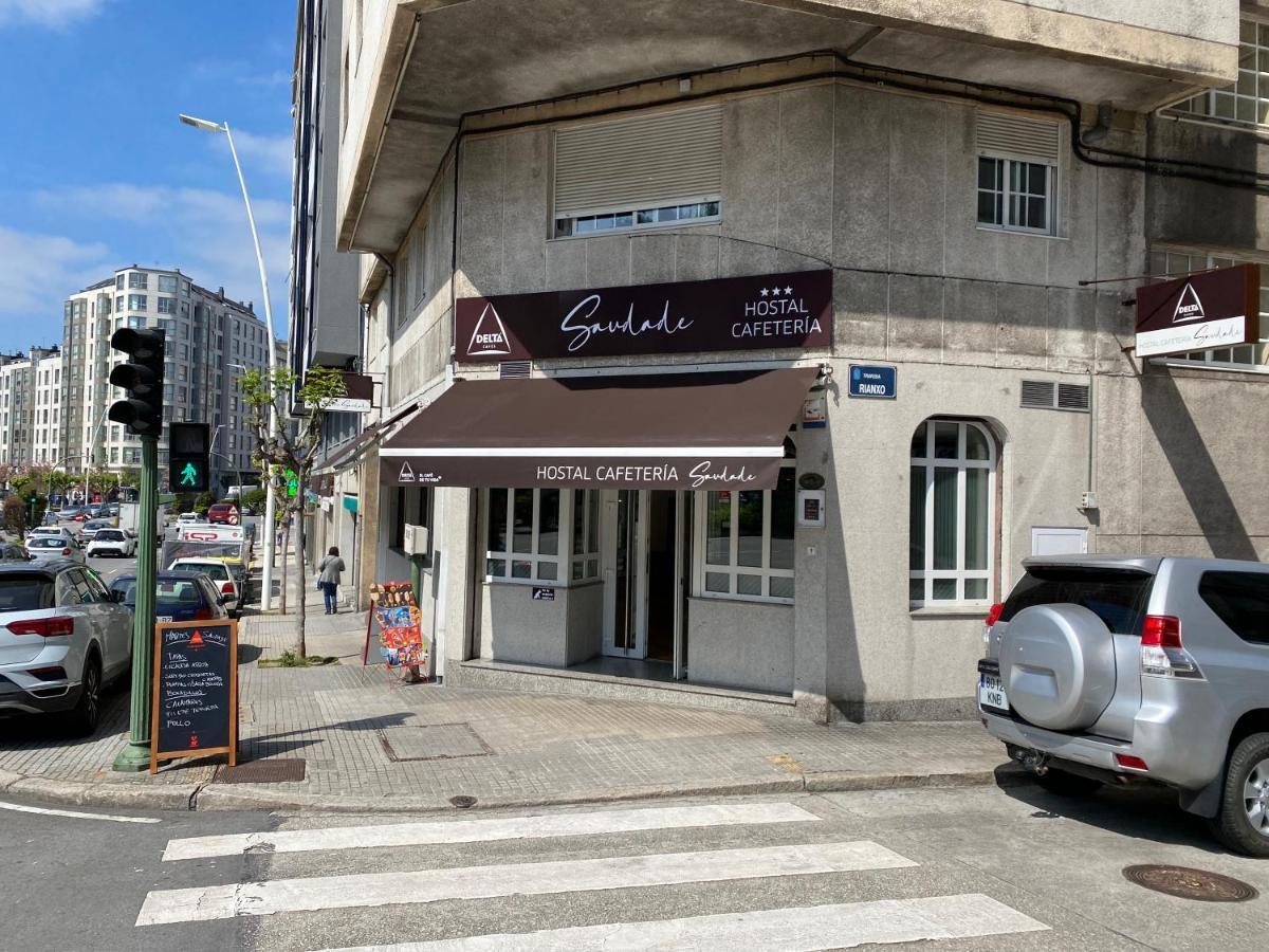 Saudade Hostal Cafetería A Coruña Exterior foto